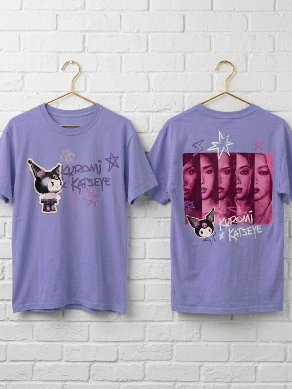 Comfort Color Katseye x Kuromi Music Tour Tee for fans